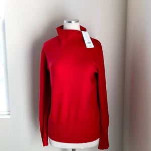 French Connection Red Roll Neck Sweater